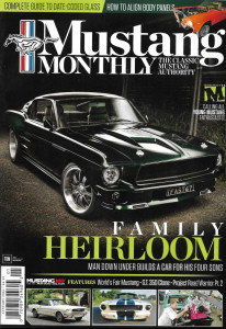MUSTANG MONTHLY 2016 JAN - ALIGN BODY PANELS, GT 350 CLONE, ROAD WARRIOR PT II